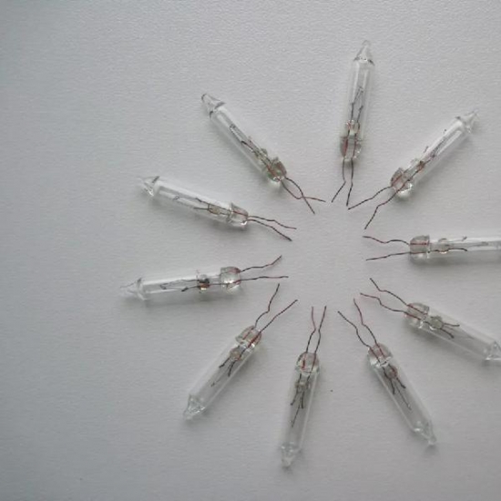 Lampadine Pisellini 12V Incandescenza Luci Natale Presepe 10 Pezzi Colore Bianco Trasparente - 1