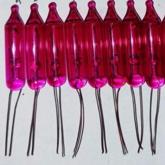 Lampadine Pisellini 24V Incandescenza Luci Natale Presepe 10 Pezzi Colore Viola - 1