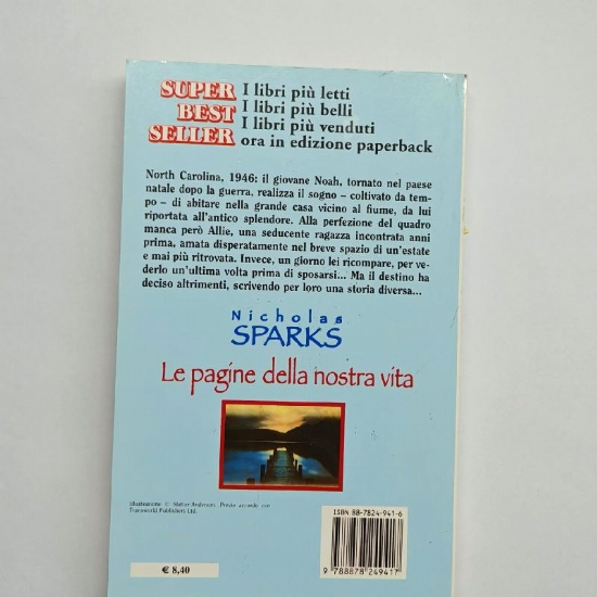 Le Pagine della Nostra Vita di Nicholas Sparks Copertina Flessibile Sperling e Kupfer - 2
