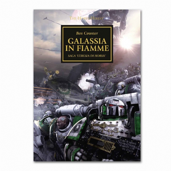 Libro Galassia in Fiamme in Italiano Eresia di Horus Heresy Warhammer 40000 Panini Comics Black Library - 1