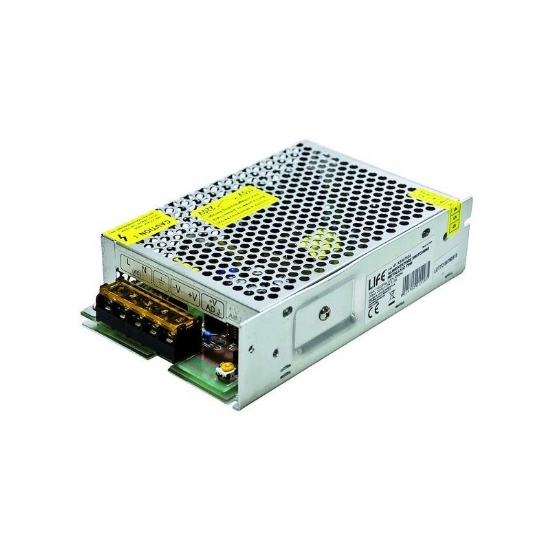 Life 41 AS307524 Alimentatore Switching Metallico 75W 24V 3A INPUT 110 220Vac  - 1