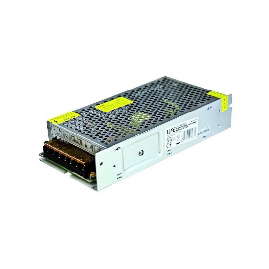 Life 41 AS312024 Alimentatore Switching  Metallico 120W 24V 5A INPUT 110 220Vac  - 1