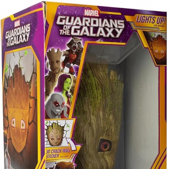 Luce Notturna Led 3D da Parete Baby Groot Guardiani della Galassia Marvel - 2