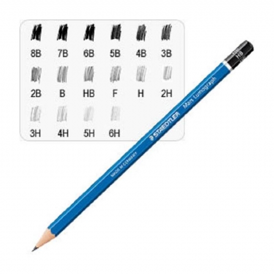Mars Lumograph Staedtler matita da disegno mine varie  Matite Punta  F 10H 6H 5H 4H 3H H 8B 7B 6B 5B 4B 3B 2B B HB - 2
