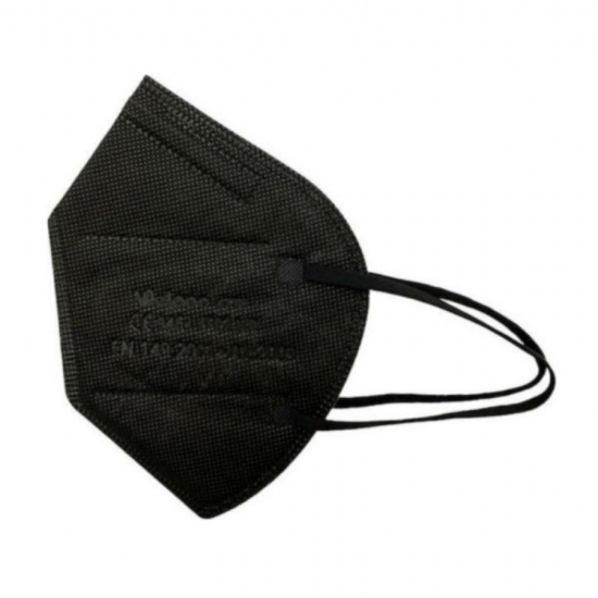 Mascherina Barbeador Max 02B Protettiva Monouso FFP2 Nera Confezione 10 Pezzi  - 1