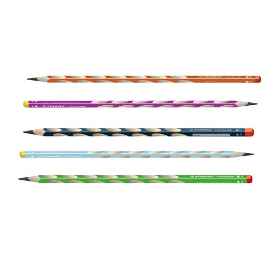 Matita STABILO Easy Start ergonomica 3,15 mm Left Right - Matitone Mancini Destri - 1