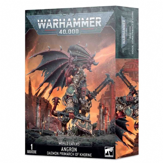 Miniatura Warhammer Angron Primarca Demoniaco di Khorne World Eaters Daemon Primarch Games Workshop - 1