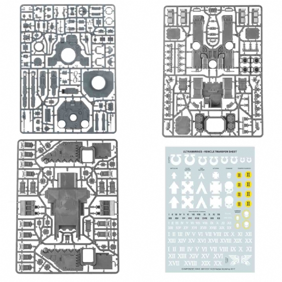 Miniatura Warhammer Corazzato degli Space Marines Primaris Repulsor Executioner bande da guerra Ultramarines Games Workshop - 2