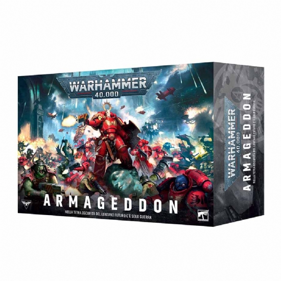 Miniature Armageddon Warhammer 40000 Nuova Edizione in Italiano con Space Marines Blood Angels e Orki box 40k ITA - 1