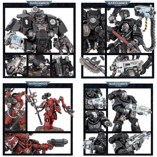 Warhammer Battleforce Space Marines Iron Hands Forza d Attacco Marcia di Ferro March of Iron Strike Force - 2
