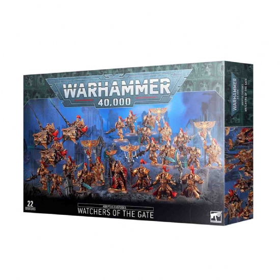 Miniature Battleforce Warhammer Adeptus Custodes Sentinelle del Cancello Watchers of the Gate bande da guerra Imperiali Games Workshop - 1