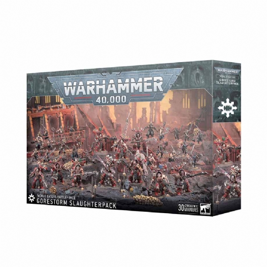 Miniature Battleforce World Eaters Gorestorm Slaughterpack Branco Massacratore Tempesta di Sangue Warhammer - 1