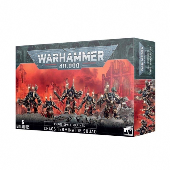 Miniature Chaos Space Marines Squadra Chaos Terminator Squad Warhammer 40k - 1