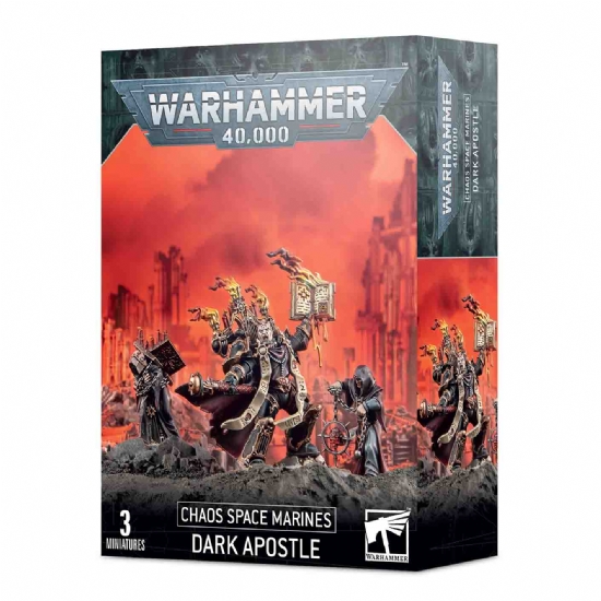 Miniature Warhammer Armata dei Chaos Space Marines Dark Apostle bande da guerra demoni Games Workshop - 1