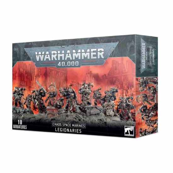 Miniature Warhammer Armata dei Chaos Space Marines Legionaries bande da guerra demoni Games Workshop - 1