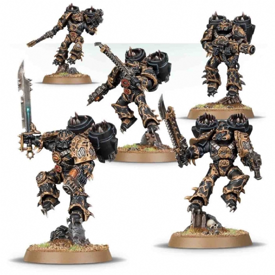 Miniature Warhammer Armata dei Chaos Space Marines Raptors bande da guerra demoni Games Workshop - 2