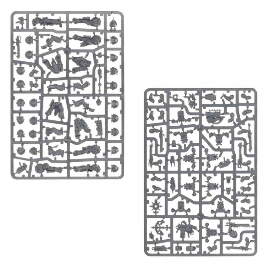 Miniature Warhammer Armata dei Chaos Space Marines Legionaries bande da guerra demoni Games Workshop - 2