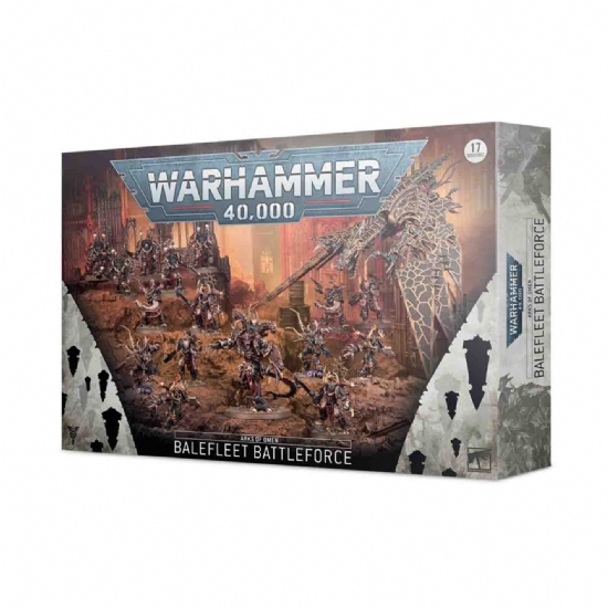 Miniature Warhammer Balefleet Battleforce Arks of Omen Chaos Space Marines Flotta Malefica - 1