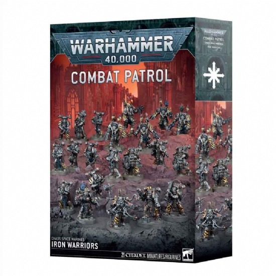 Miniature Warhammer Combat Patrol Iron Warriors Chaos Space Marines Pattuglia da Combattimento - 1