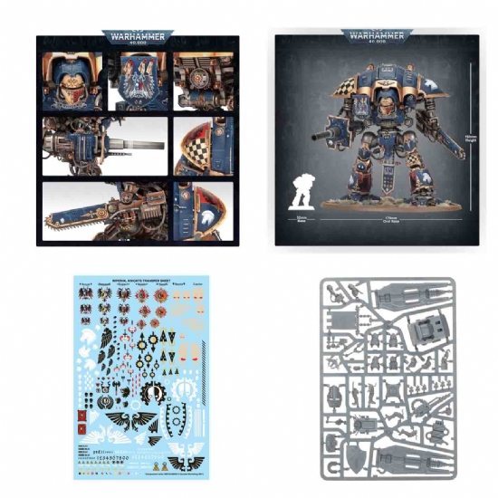 Warhammer Imperial Knights Cavaliere Questoris Knight Questoris bande da guerra Imperiali Games Workshop - 2