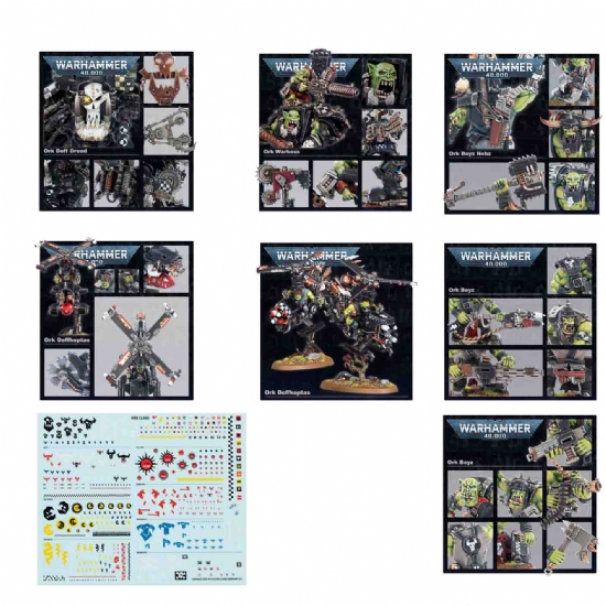 Miniature Warhammer Orchi Orks Combat Patrol Pattuglia da combattimento bande da guerra Armate Xeno Games Workshop - 2