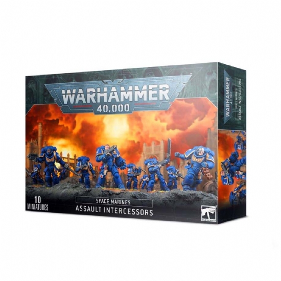 Miniature Warhammer Space Marines Assault Intercessors d Assalto Ultramarines Games Workshop - 1