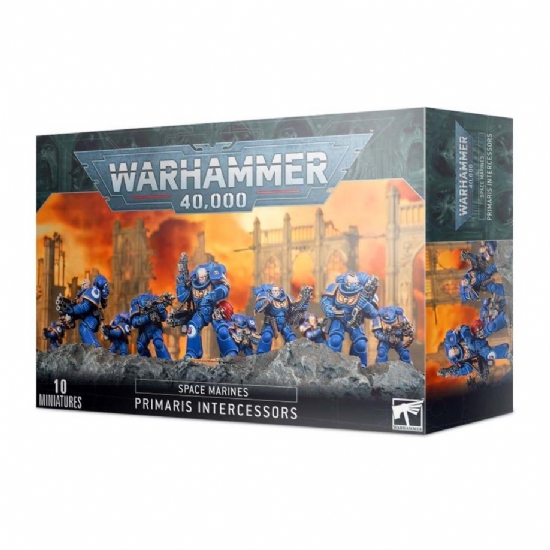 Miniature Warhammer Space Marines Primaris Intercessors Ultramarines Games Workshop - 1