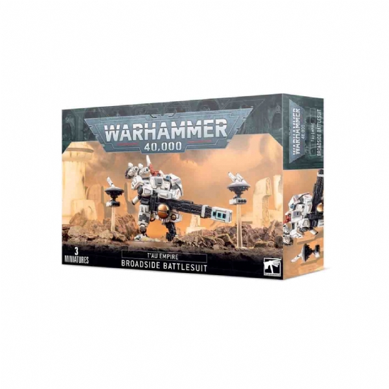 Miniature Warhammer Tau Empire Esoscheletro Broadside Battlesuit bande da guerra Armate Xeno Games Workshop - 1
