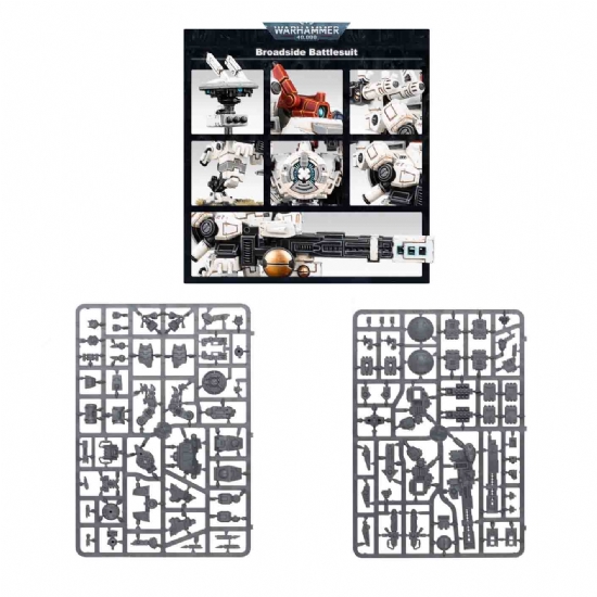 Miniature Warhammer Tau Empire Esoscheletro Broadside Battlesuit bande da guerra Armate Xeno Games Workshop - 2