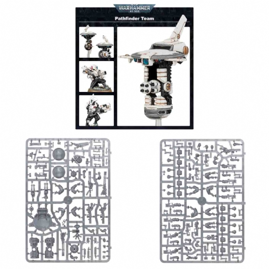 Miniature Warhammer Tau Empire Team Esploratori Pathfinder bande da guerra Armate Xeno Games Workshop - 2