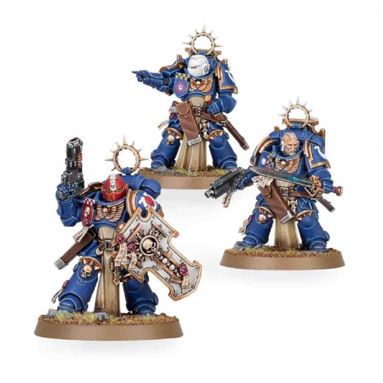 Warhammer Veterani Guardie della Lama degli Space Marines Bladeguard Veterans bande da guerra Ultramarines Games Workshop - 2
