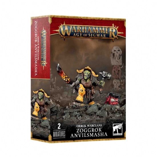 Miniature Warhammer Zoggrok Anvilsmasha Orruk Warclans Age of Sigmar - 1