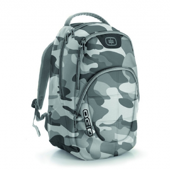 Ogio - Zaino Outlaw 15 Camo Grigio Bianco Camouflage Moto Scuola Sport Tempo Libero  - 1
