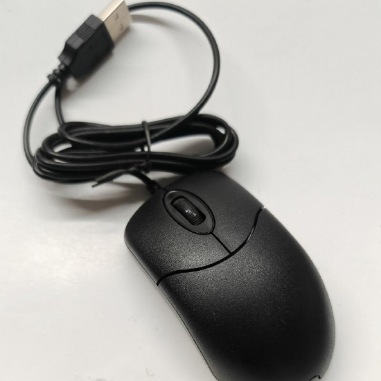 Optical Mouse 3D Ottico RTM 019 USB Nero 3 Pulsanti con Ruota di Scorrimento  - 1
