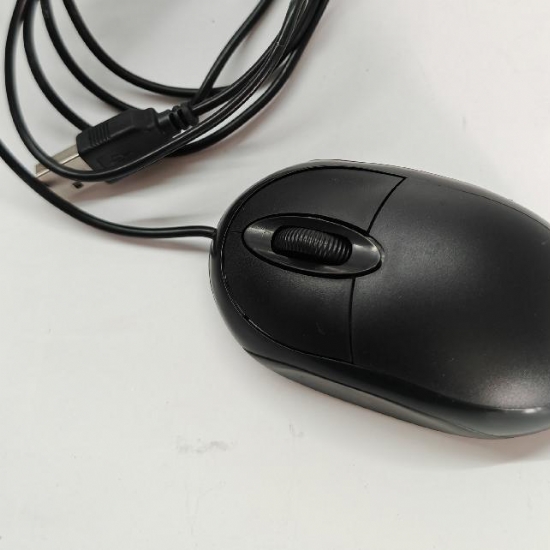 Optical Mouse 3D Ottico USB Nero Standard 3 Pulsanti con Ruota di Scorrimento  - 1