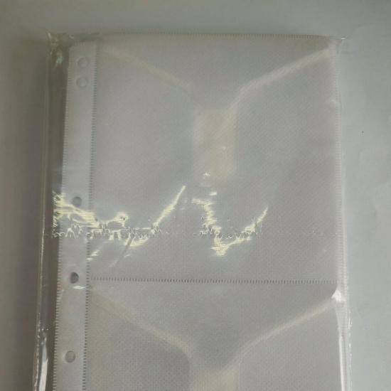 Pagine Buste Porta CD DVD con Pagine Doppie per Raccoglitore ad Anelli Confezione da 25 Pezzi - 2