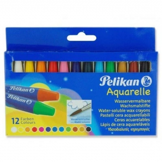 Pelikan Pastelli a Cera Acquerellabili 12 pezzi - 1