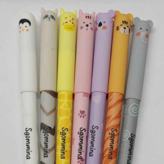 Penna Sfera Gel Cancellabile ColorxYou Sgommina Tema Animali Assortiti - 1