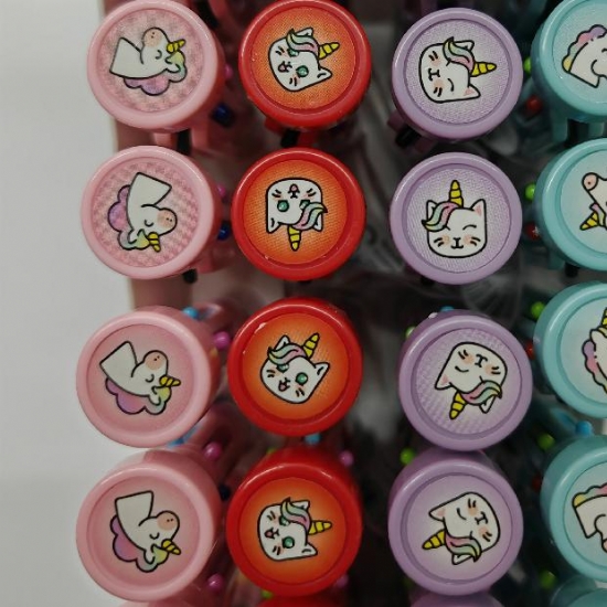 Penna Sfera Multicolore Arcobaleno Magico 6 Colori con Timbro 0 7 mm - 2