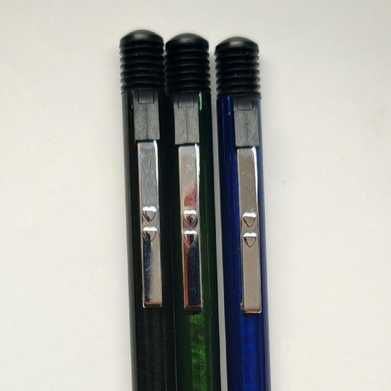 Penna a Sfera Paper Mate DynaGrip Deluxe Vintage Fusto Colorato con Impugnatura in Gomma Inchiostro Nero Blu - 1
