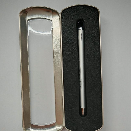 Penna a Sfera Pelikan Balpen VIO K9 Fusto Argento o Bronzo Metallizzato - 2