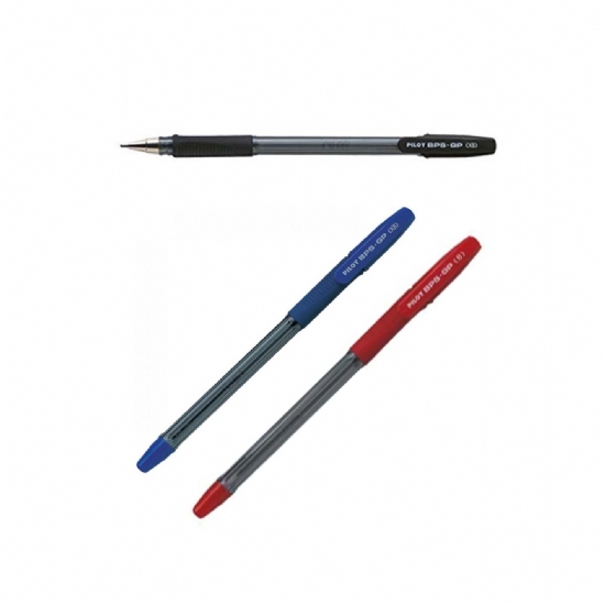 Penna a biro - Pilot BPS-GP XB Punta Extra Grossa - Rosso Blu Nero - 1
