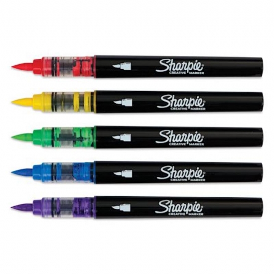Pennarelli Acrilici Sharpie Creative Marker Punta Pennello  Colori Assortitti - 1