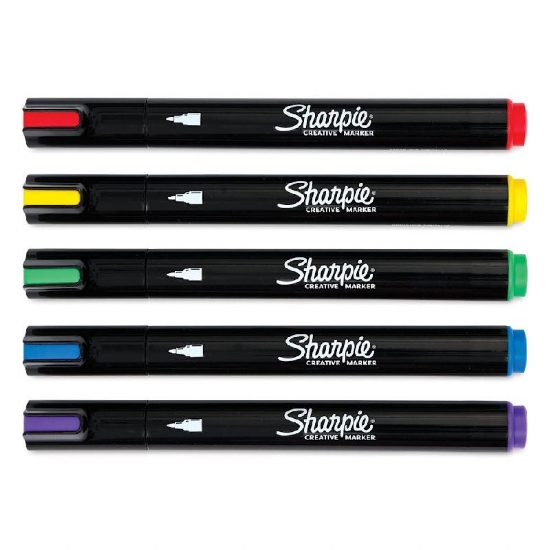 Pennarelli Acrilici Sharpie Creative Marker Punta Pennello  Colori Assortitti - 2