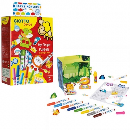 Pennarelli Giotto Bebe My Finger Puppets Colori Superlavabili  - 2