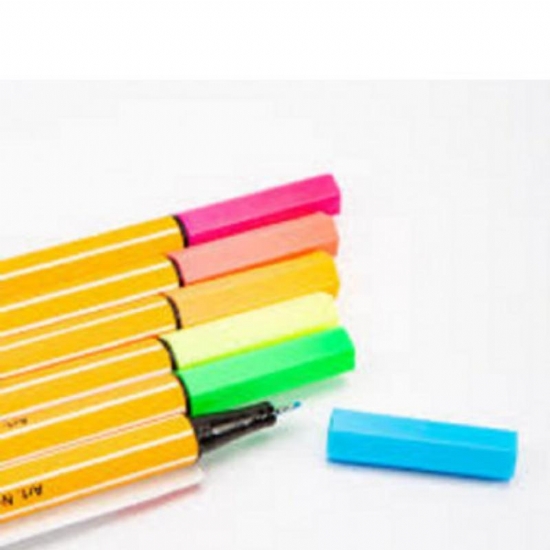 Pennarello Fineliner STABILO Pen Point 88 Fluorescente Set 6 Pezzi - 2