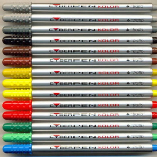 Pennarello Tratto Cyber Kolor Colori Assortiti - 1