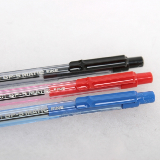 BP-S MATIC fine Pilot - penna biro clip Nera Rossa Blu - 2