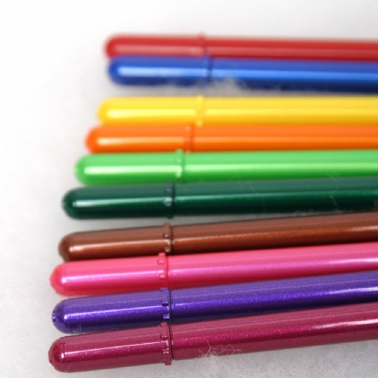 Tratto Pen  penna pennarello punta fina Blu Nera Rossa Verde Viola Arancione Gialla Rosa Marrone - 2