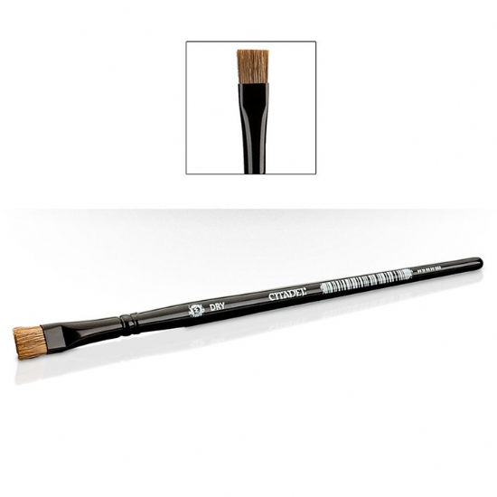 Pennello medio Citadel Dry M per pitturare in Dry Brush miniature Warhammer Games Workshop - 1